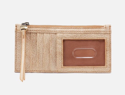 HOBO Carte Card Case Gold Leaf