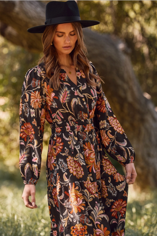 Harvest Season Midi Dress