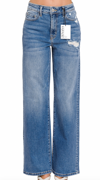 Lainey High Rise Straight Jeans