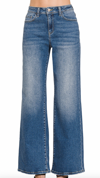 Ashley High Rise Straight Jeans