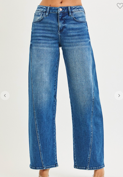 Risen Kayla Slouchy Barrel Jeans