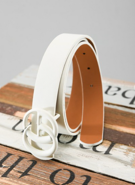 Fashion Belt White
