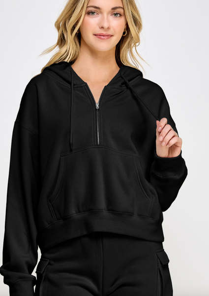 Flirty Fleece Half Zip Pullover