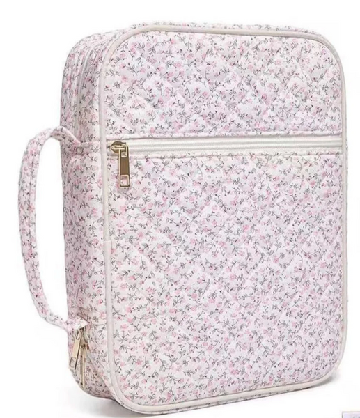 Pink Bows or Floral Bible Cover