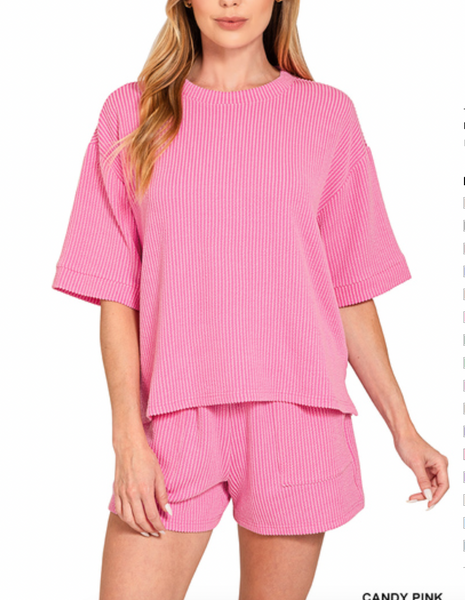 Your Favorite Short Set Pink