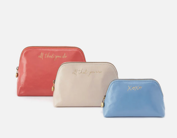 HOBO Tri Pouch Pink Mirage Set of 3