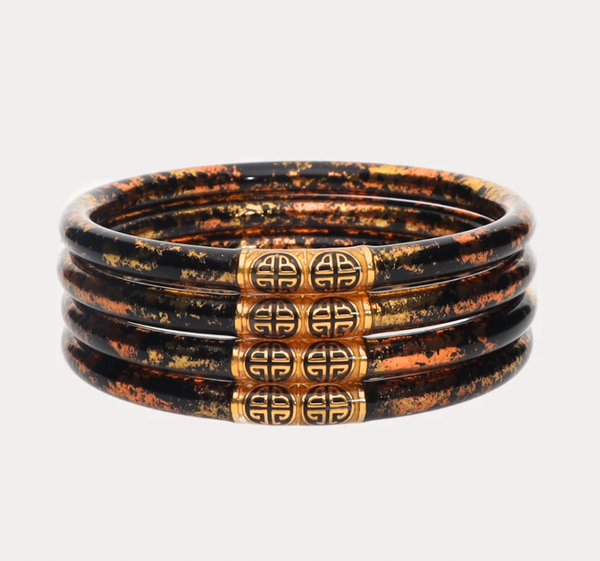 BuDhaGirl KOI Leopard All Weather Bangle AWB  Set of 4