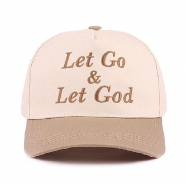 Let Go & Let God Adjustable Hat