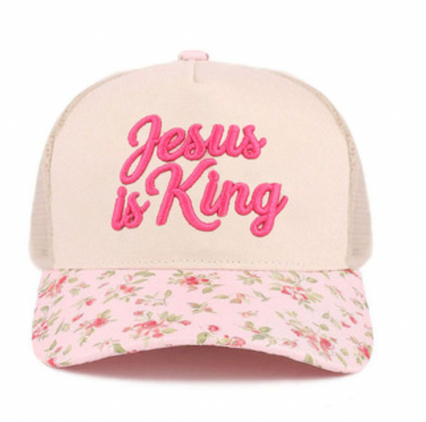 Jesus Is King Adjustable Hat