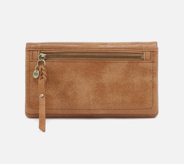 HOBO Lumen Continental Wallet Whiskey