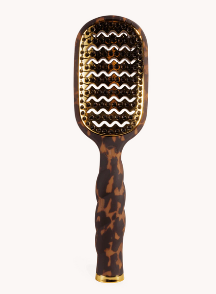 Teleties Vented Tortoise Hair Brush Full Size