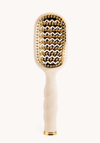 Teleties Vented Tan Hair Brush Full Size