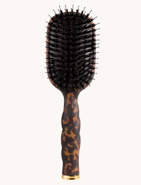Teleties Boar Hair Brush Tortoise Full Size