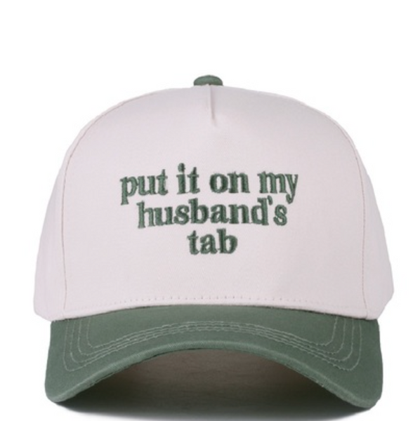Put It On My Husbands Tab Cap