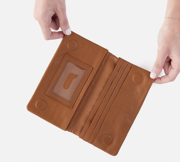 HOBO Lumen Continental Wallet Warm Honey