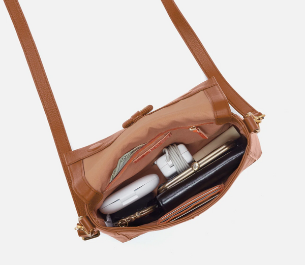 HOBO Austin Flap Crossbody Warm Honey