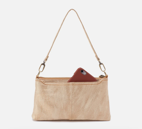 HOBO Darcy Crossbody Metallic Gold Leaf