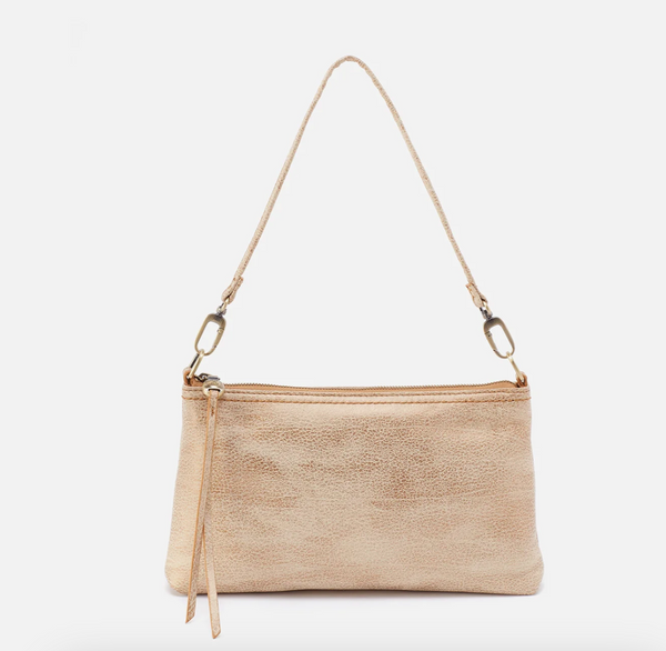 HOBO Darcy Crossbody Metallic Gold Leaf