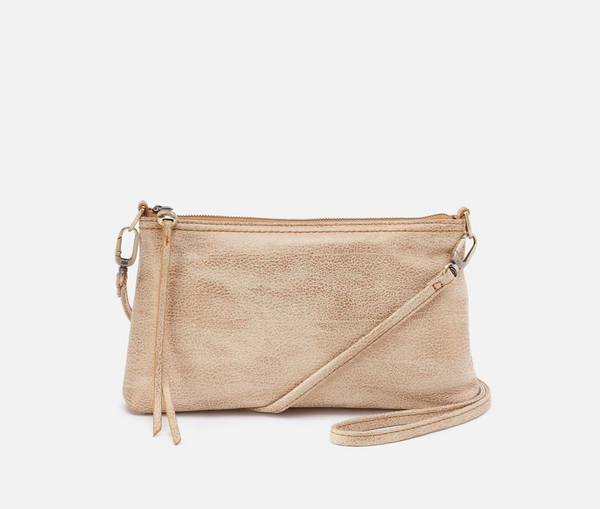 HOBO Darcy Crossbody Metallic Gold Leaf