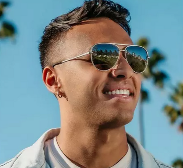 Blenders Matte Silver Sunglasses