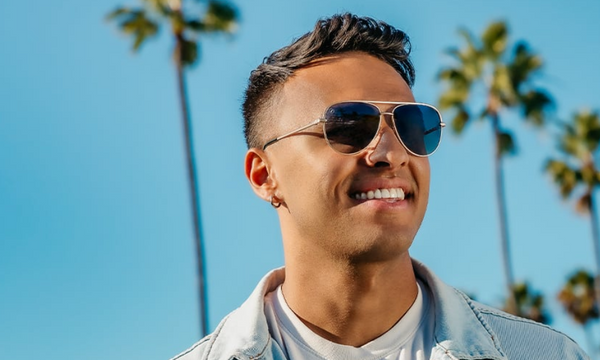 Blenders Matte Gold Sunglasses