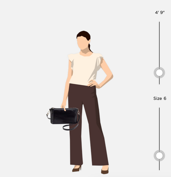 HOBO Darcy Carry All Crossbody Polished Black