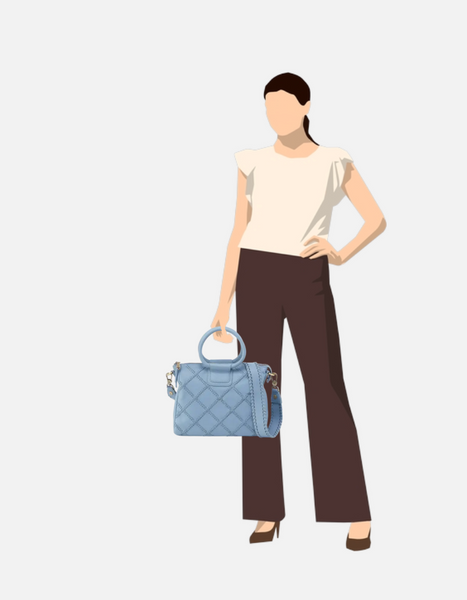 HOBO Sheila Medium Bluebell Satchel Purse