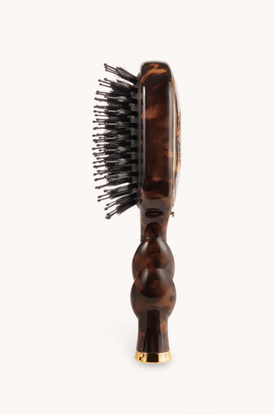 Teleties Boar Hairbrush Leopard Mini