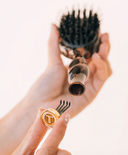 Teleties Boar Hairbrush Leopard Mini