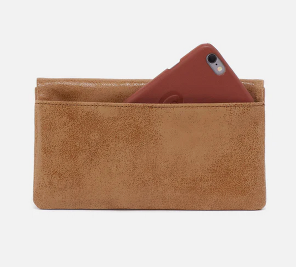 HOBO Lumen Continental Wallet Whiskey