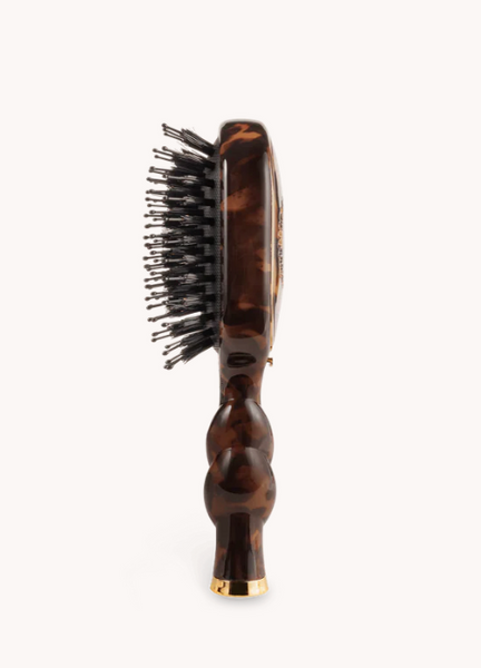 Teleties Mini Boar Hair Brush Tortoise