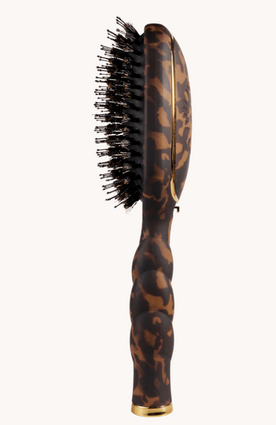 Teleties Boar Hair Brush Tortoise Full Size